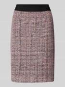 Christian Berg Woman Selection Knielanger Rock mit Sturkturmuster in P...