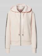Guess Sweatjacke mit Tunnelzug in Rosa, Größe XS