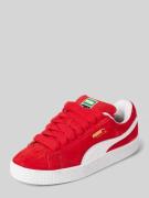 PUMA Sneaker mit Label-Details Modell 'Suede' in Rot, Größe 42