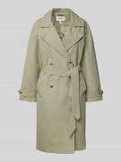 B.Young Trenchcoat mit Bindegürtel Modell 'Calea' in Gruen, Größe 40