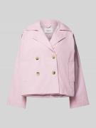 B.Young Trenchcoat mit Reverskragen Modell 'Calea' in Hellrosa, Größe ...