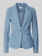 ICHI Blazer mit Paspeltaschen Modell 'KATE' in Blau, Größe L