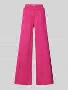 ICHI Wide Leg Stoffhose mit Bundfalten Modell 'KATE' in Pink, Größe S