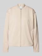 ICHI Blouson mit Stehkragen Modell 'KATE NEO' in Beige, Größe 42