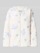 ICHI Jacke mit V-Ausschnitt Modell 'GAVIRA' in Beige, Größe 44