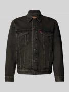 Levi's® Jeansjacke mit Brusttaschen in Black, Größe L