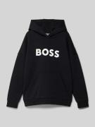 Boss Hoodie mit Kapuze in Black, Größe 140