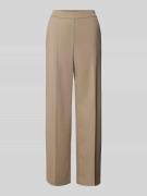 Marc Cain Regular Fit Stoffhose mit elastischem Bund in Oliv, Größe 40