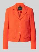 Marc Cain Slim Fit Blazer mit Reverskragen in Rot, Größe 34