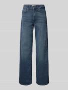 Only Wide Leg Jeans mit Baumwoll-Anteil Modell 'MADISON' in Jeansblau,...