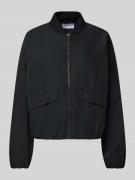 Jake*s Casual Jacke mit Reißverschluss in Black, Größe 34