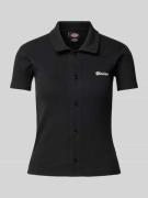 Dickies T-Shirt mit Knopfleiste Modell 'TALLASSE' in Black, Größe L