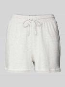 TOMMY HILFIGER Regular Fit Pyjama-Shorts mit Spitzenbesatz in Mittelgr...