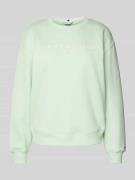 Tommy Hilfiger Sweatshirt aus Baumwoll-Mix in Mint, Größe L