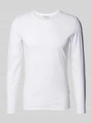 Casual Friday Longsleeve mit Rundhalsausschnitt Modell 'Theo' in Weiss...