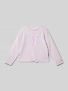 Tom Tailor Regular Fit Sweatshirt mit interaktivem Pailletten-Motiv in...