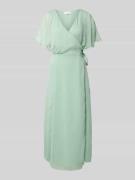 Vila Midikleid in Wickel-Optik Modell 'RILLA' in Schilf, Größe 40