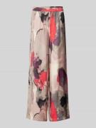 YAS High Waist Hose in Crinkle-Optik Modell 'KAMINA' in Beige, Größe 4...