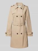 Tom Tailor Regular Fit Trenchcoat mit Gürtel in Beige, Größe M