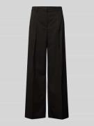 Vero Moda Loose Fit Stoffhose mit Bundfalten Modell 'NILA' in Black, G...