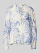 Marella Blusenshirt aus reiner Seide Modell 'NIVEEN' in Bleu, Größe 36