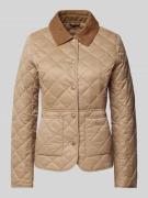 Barbour Steppjacke mit aufgesetzten Taschen Modell 'DEVERON' in Sand, ...