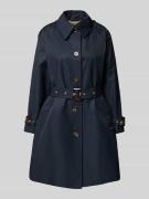 Barbour Trenchcoat mit Taillengürtel Modell 'MAIA' in Marine, Größe 46