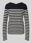 Marc O'Polo Regular Fit Strickpullover aus reiner Baumwolle mit Streif...