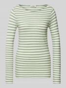 Marc O'Polo Langarmshirt aus Baumwoll-Slub-Jersey mit Streifenmuster i...