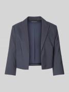 Betty Barclay Cropped Blazer mit Brustleistentasche in Marine, Größe 3...