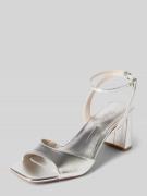 Buffalo Sandalette mit Blockabsatz Modell 'APRIL' in Silber, Größe 41