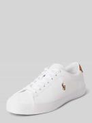 Polo Ralph Lauren Sneaker aus echtem Leder Modell 'LONGWOOD' in Weiss,...