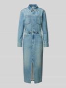 Jake*s Casual Jeanskleid mit aufgesetzten Brusttaschen in Jeansblau, G...