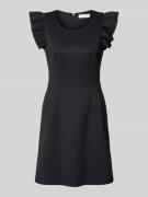 Rich & Royal Minikleid mit Rundhalsausschnitt in Black, Größe 38