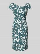 Vera Mont Cocktailkleid mit Raffungen in Bottle, Größe 36