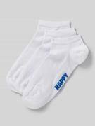 Happy Socks Sneakersocken mit Label-Print im 3er-Pack in Weiss, Größe ...