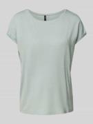 Vero Moda Comfort Fit T-Shirt mit Effekt Garn Modell 'LAVA' in Schilf,...