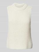 Mustang Pullunder mit Rundhalsausschnitt Modell 'Style Chloe' in Offwh...
