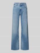Mustang Wide Leg Jeans im 5-Pocket-Design Modell 'Madison' in Hellblau...