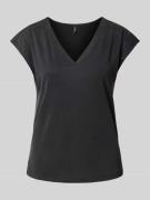 Only Comfort Fit T-Shirt aus Modal-Mix Modell 'FREE' in Black, Größe L