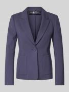 Luisa Cerano Blazer mit aufgesetzten Taschen in Jeansblau, Größe 34