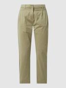 Esprit Bundfaltenhose mit Lyocell-Anteil in Khaki, Größe 36