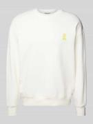Armedangels Sweatshirt mit Label-Stitching Modell 'EMAAL' in Offwhite,...