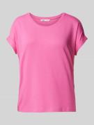 Only Regular Fit T-Shirt mit Viskose-Anteil Modell 'MOSTER' in Pink, G...