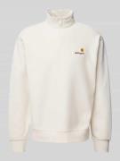 Carhartt Work In Progress Sweatshirt mit Troyer-Kragen Modell 'AMERICA...