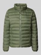 s.Oliver RED LABEL Steppjacke mit Stehkragen in Khaki, Größe 34