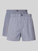 Christian Berg Men Relaxed Fit Boxershorts mit Label-Patch im 2er-Pack...