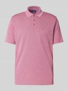 Christian Berg Men Regular Fit Poloshirt mit Brusttasche in Rose, Größ...