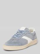 Marc O'Polo Low Top Sneaker aus Veloursleder in Blau, Größe 37