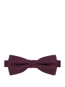 Monti Fliege aus Seide mit Strukturmuster in Bordeaux, Größe 1